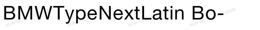 BMWTypeNextLatin Bo字体转换